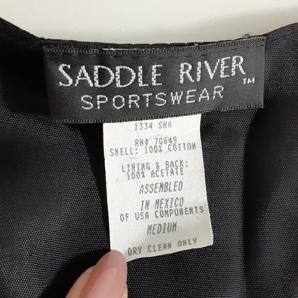 Vintage 90s Christmas Vest Holiday Cotton Waistcoat Nutcracker Santa Womens M - Picture 5 of 8